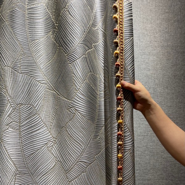Window Tulle Curtains Factory - High-end Embossed Jacquard