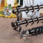 Crystal Drapery Pipes Supplier - Beonze Tension Rods Set