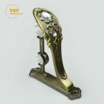 Curtain Rod Bracket Factory - Anti-Brass Alloy Double Holder
