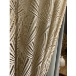 Gold Jacquard Curtain Manufacturer - High-End Fan-Shaped Relief