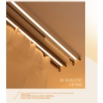 LED Curtain Track Supplier - Ceiling Wall Mounted With Light