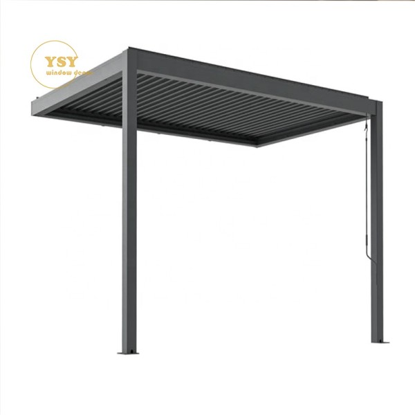 Aluminum Pergola Factory - Louver Adjustable Rainproof Roof
