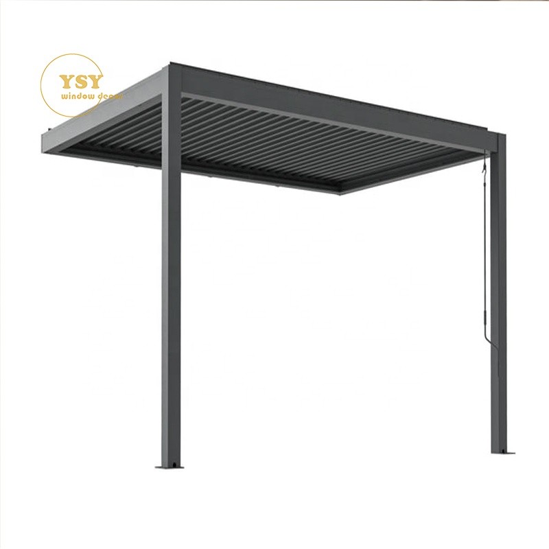 Aluminum Pergola Factory - Louver Adjustable Rainproof Roof