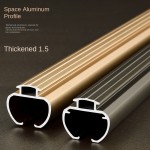 Traverse Rods Manufacturer - Custom Wall Mounted Grey Gold
