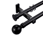 Metallic Curtain Poles Factory - Living Room Simple Long White