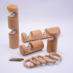 Wood Curtain Track Supplier - 30mm Natural Wood Surface