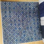 Brocade Fabric Manufacturer - Navy Royal Gold Embossed