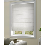 Roman Blinds Supplier - Custom Size Linen Fabric Cordless