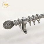 Double Curtain Poles Manufacturer - Elegant 32mm Metal Aluminium