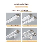 LED Curtain Track Supplier - Ceiling Wall Mounted With Light