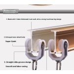 Flexible Tracks Supplier - Bendable Gold Pleat Curtains