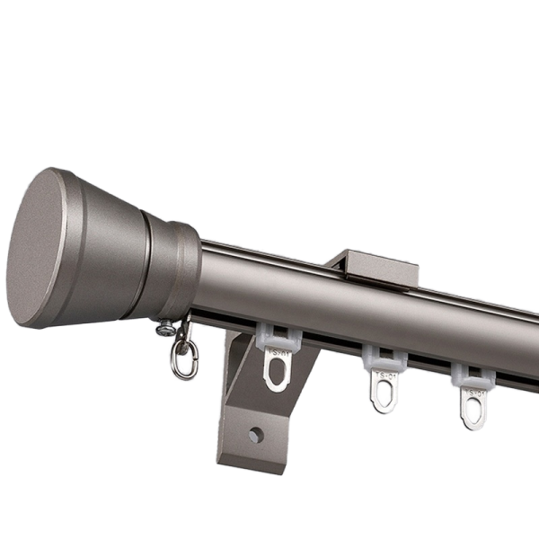 Traverse Rods Manufacturer - Custom Wall Mounted Grey Gold