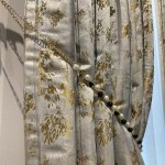 Smart Pleated Drapes Supplier - Jacquard Grommet Embroidery