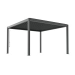 Aluminum Pergola Factory - Charcoal 10x10 Free Standing