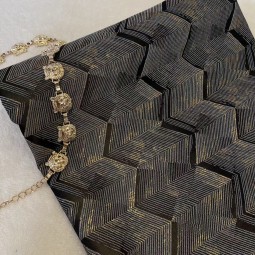 Gold Silk Jacquard Factory - Factory Price Water Ripple Design