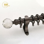 Crystal Drapery Pipes Supplier - Beonze Tension Rods Set