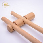 Wood Curtain Track Supplier - 30mm Natural Wood Surface