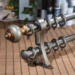 Single Double Rods Manufacturer - Luxury 28mm Aluminum Metal
