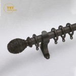 Double Curtain Poles Manufacturer - Elegant 32mm Metal Aluminium