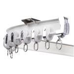 Flexible Tracks Supplier - Bendable Gold Pleat Curtains