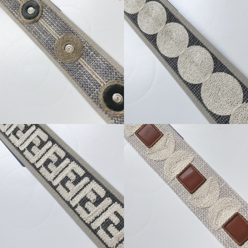 Embroidered Fabric Supplier - 100% Cotton Monsoon Edge Trim