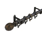 Double Curtain Poles Manufacturer - Elegant 32mm Metal Aluminium