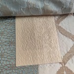 Embroidery Drapery Manufacturer - Nautical Beige Blue Floral