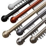 Black Curtain Rod Supplier - Heavy Duty Aluminum Gold Track