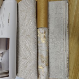 Embossed Jacquard Fabric Factory - High Precision Gold Beige