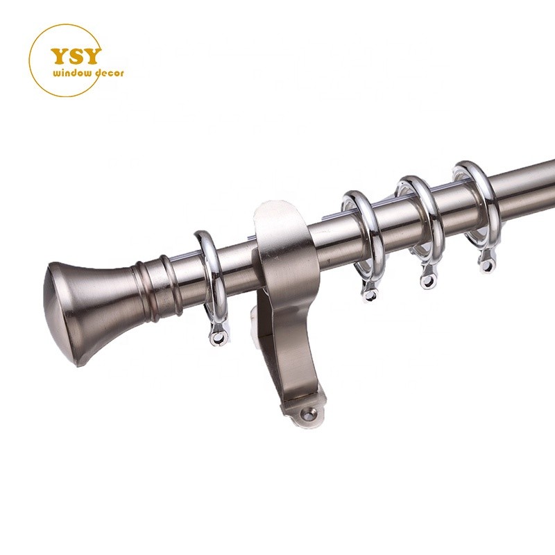 Stainless Steel Rods Factory - Nickel Plated Curtain Poles Set