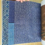 Brocade Fabric Manufacturer - Navy Royal Gold Embossed