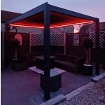 Aluminum Pergola Factory - Charcoal 10x10 Free Standing