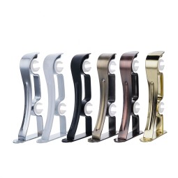 Curtain Bracket Supplier - Modern Antique Brass Rod Support