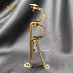 Curtain Bracket Factory - Outside Mount Gold Iron Adjustable