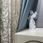 Blackout Jacquard Curtain Factory - Light Luxury Gold Silk Woven