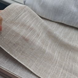 Sheer Curtains Manufacturer - Customize White Linen Light Filter