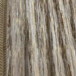 Vertical Curtain Fabric Factory - Light Luxury Gold Silk Woven