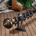 Single Double Rods Manufacturer - Luxury 28mm Aluminum Metal