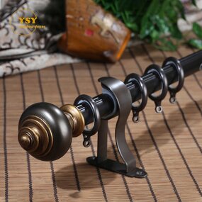 Single Double Rods Manufacturer - Luxury 28mm Aluminum Metal