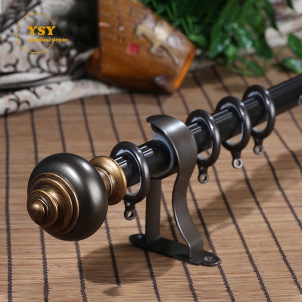 Single Double Rods Manufacturer - Luxury 28mm Aluminum Metal