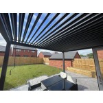 Aluminum Pergola Factory - Charcoal 10x10 Free Standing