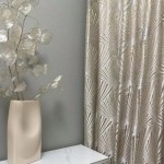 Gold Jacquard Curtain Manufacturer - High-End Fan-Shaped Relief