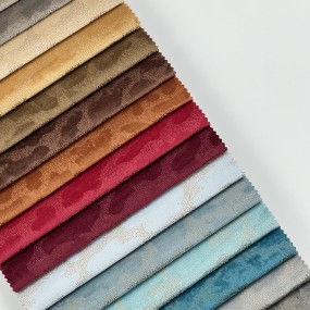Microfiber Velvet Supplier - 100% Polyester Printed Cushion Fabric