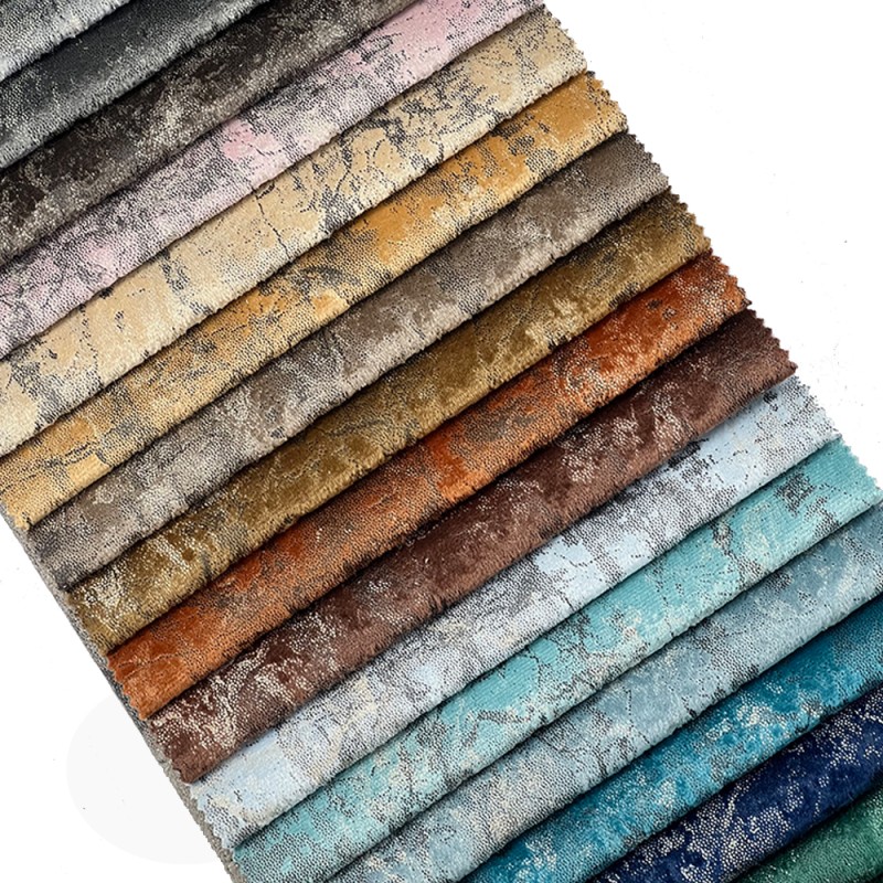 Holland Velvet Manufacturer - Luxury 100% Polyester Soft Bronzing Upholstery