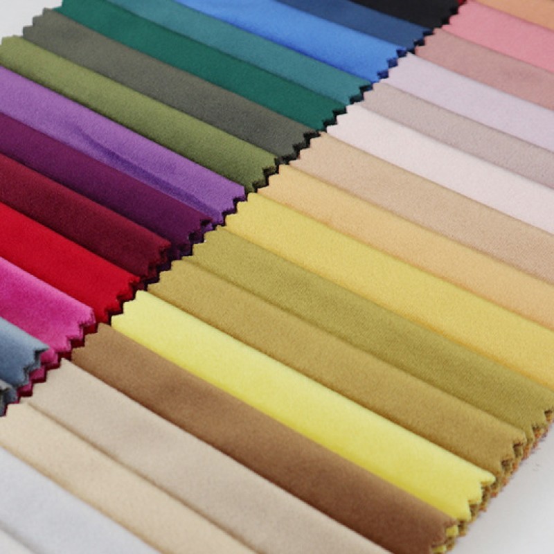 Knitted Velvet Supplier - 100% Polyester Holland Woven Plain Breathable