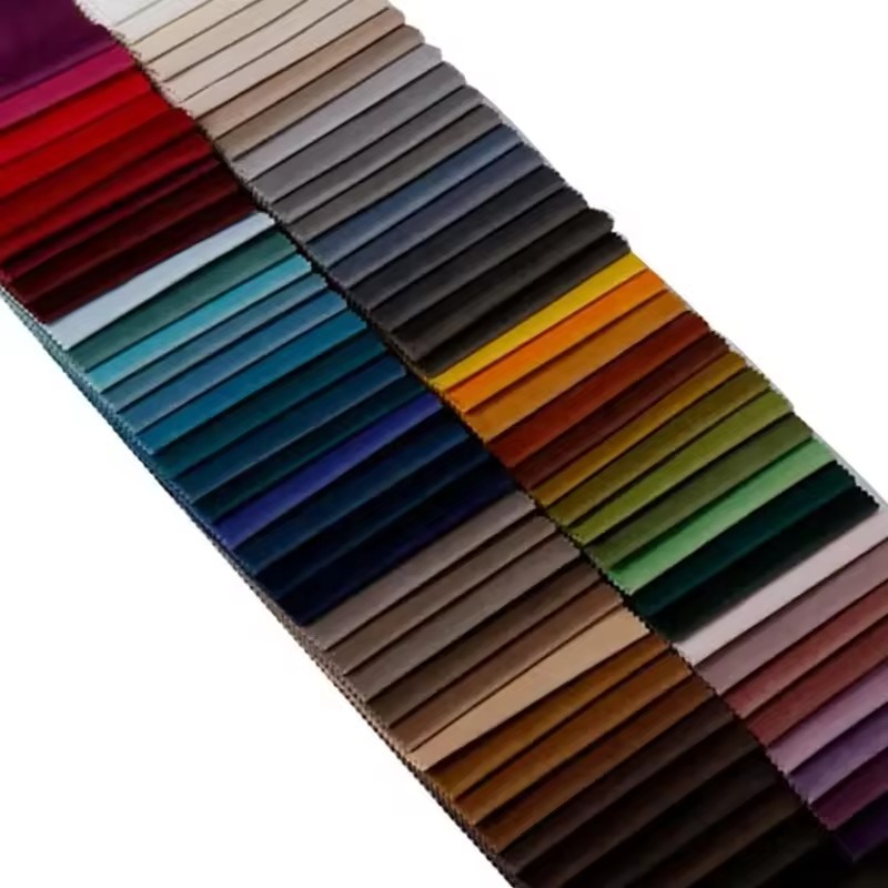Polyester Velvet Manufacturer - Multi Colors Furniture Upholstery Home