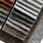 Chenille Fabric Manufacturer - Modern Minimalist Thick Solid Color