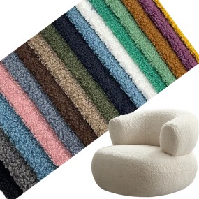 Upholstery Fabric Supplier - Thick Teddy Wool Anti-Pill Yarn Dyed