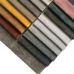 Velvet Sofa Material Factory - Polyester Plain Dyed Multi-Color Woven