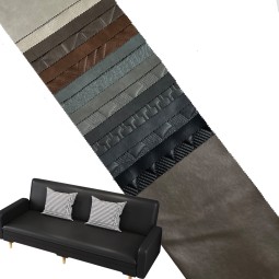 Faux Leather Supplier - 280gsm Waterproof Composite Embossing Woven